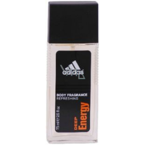 Adidas Deep Energy perfumed deodorant glass for men 75 ml