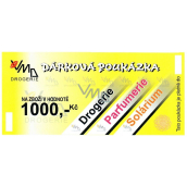 Gift voucher VMD Drogerie for the purchase of goods worth 1000 CZK