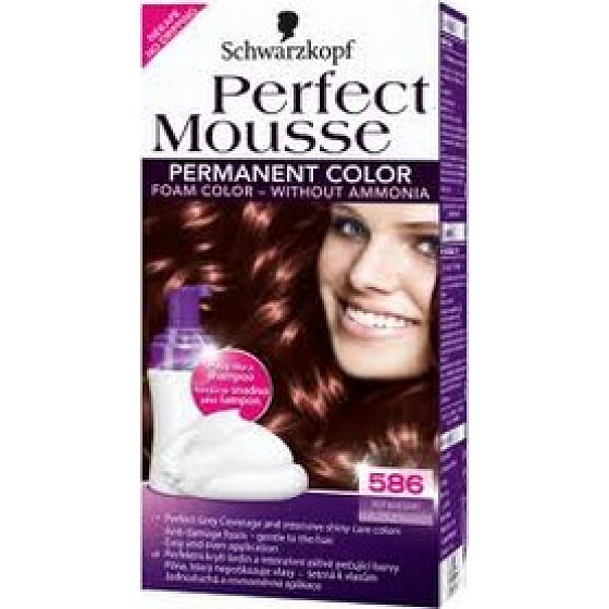 Perfect Mousse Permanent Color 5 hair color 86 Intensive mahogany