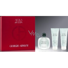 Giorgio Armani Acqua di Gioia perfumed water for women 50 ml + body lotion 2 x 75 ml, gift set