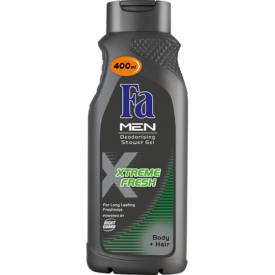 Fa Men Xtreme Fresh shower gel for body and hair 400 ml