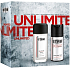 Str8 Unlimited perfumed deodorant glass for men 85 ml + deodorant spray 150 ml, gift set