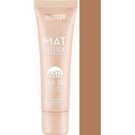 Astor Mattitude Foundation Anti Shine 16h Shine Control Makeup 400 Amber 30ml