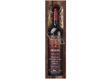 Bohemia Gifts Merlot Grandpa's gift wine 750 ml