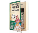 Bohemia Gifts Pivrnec Beer yeast extract and hops shower gel 250 ml + hair shampoo 250 ml book cosmetic set