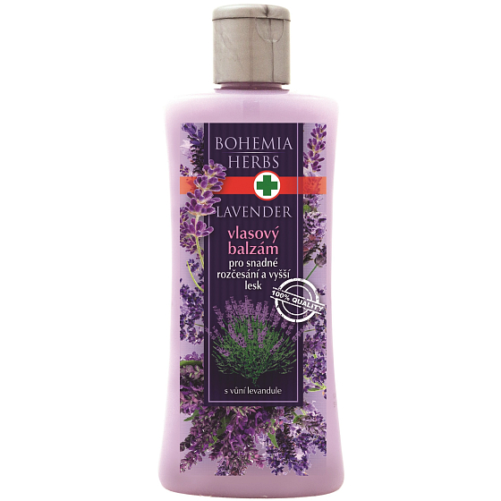 Bohemia Gifts Lavender hair balm for easy combing and higher gloss 250 ml