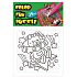 Folding Christmas motif Teddy bear and star 25 pieces 18 x 12 cm coloring pages