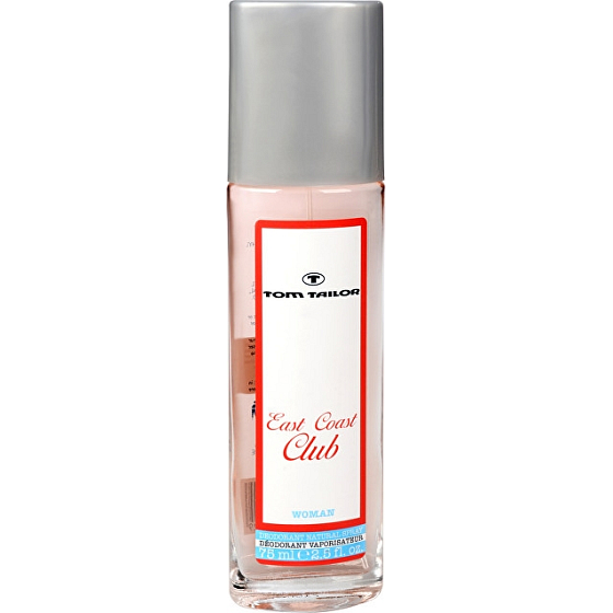 Tom Tailor East Coast Club for Woman perfumed deodorant glass 75 ml