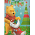 Ditipo Gift paper bag 26 x 13.5 x 32 cm Disney Winnie the Pooh Merry Christmas