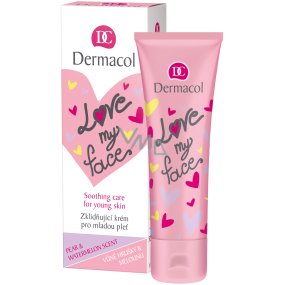 Dermacol Love My Face Pear and watermelon soothing cream for young skin 50 ml