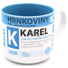 Nekupto Mugs Mug named Karel 0.4 liters