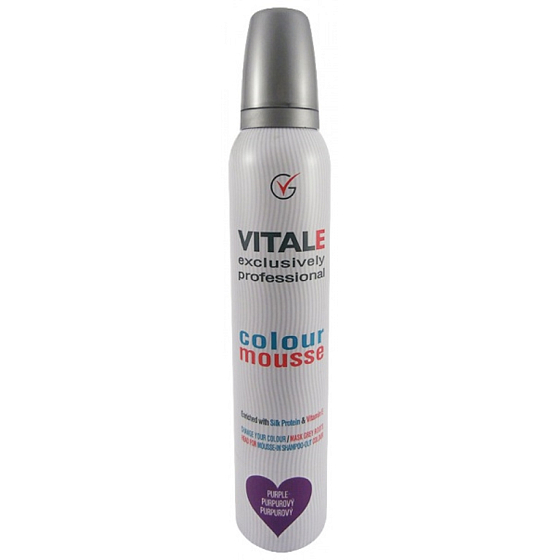 Vitale Exclusively Professional Coloring Mousse With Vitamin E Purple - Magenta 200 ml