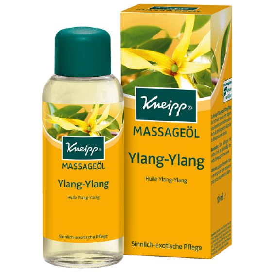 Kneipp Ylang-Ylang Massage Oil, velvety soft skin with a sensual exotic fragrance 100 ml