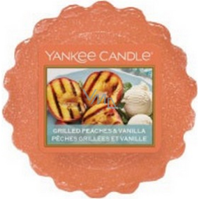 Yankee Candle Grilled Peaches & Vanilla - Grilled peaches and vanilla scented wax for aroma lamp 22 g