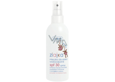 Ziaja Ziajka SPF30 waterproof suntan lotion for children from 1 year spray 170 ml