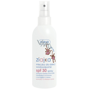 Ziaja Ziajka SPF30 waterproof sunscreen for children from 1 year spray 170 ml