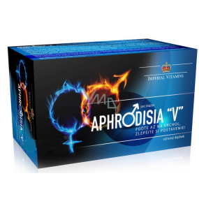 Aphrodisia V for men to improve erection and increase sexual desire and performance, dietary supplement 60 capsules