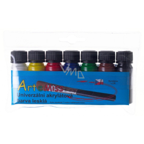 Art e Miss Universal acrylic paint glossy set 7 x 12 g