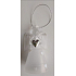 Albi Shining Christmas ornament on a tree Angel hearts without a sticker 8 cm