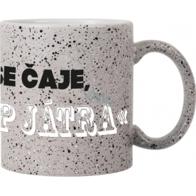 Albi Earthenware mug Drink gray tea 570 ml