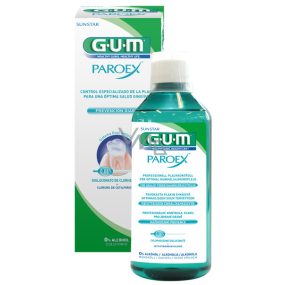 Gum Paroex mouthwash, rinsing CHX 0.06% for professional plaque control and long-term protection of the gums at the first signs of gingivitis 500 ml