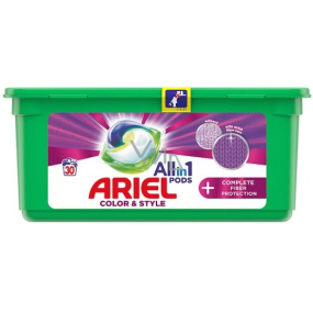 Ariel All in 1 Pods Color & Style Complete Fiber Protection gel capsules for washing colored laundry 30 pieces 756 g