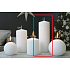Lima Ice white candle cylinder 70 x 200 mm 1 piece