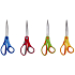 Spoko School scissors symmetrical plastic 18 cm different colours