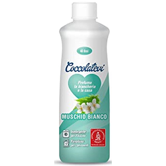 Coccolatevi Muschio Bianco concentrated washing machine perfume with disinfectant 48 doses 300 ml