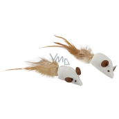 Trixie Mice sisal with feathers toy for cats 5 cm 2 pieces