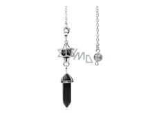 Onyx Merkaba + pendulum, natural stone pendant 71 x 8 x 8 mm, life force stone