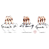 Sterling silver 925 Sharable charm grandmother, mother and daughter - family generation hearts 3in1, pendant bracelet