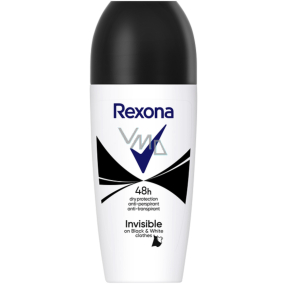 Rexona Invisible Black & White antiperspirant deodorant roll-on for women 50 ml