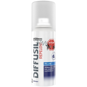 Diffusil Repellent Plus against mosquitoes, lice and ticks, quick-drying spray mini 50 ml