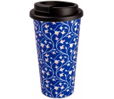 Albi Travel thermo mug blue Patern 470 ml