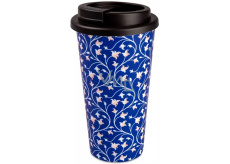 Albi Travel thermo mug blue Patern 470 ml