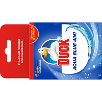Duck WC Aqua Blue Effect of blue water toilet bowl cleaners, 2× 40 g