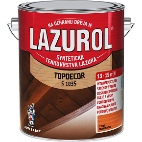 Lazurol Topdecor S1035 thin-layer wood stain T080 mahogany, 2.5 l