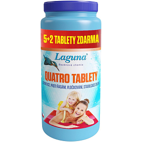 Laguna Quatro multifunctional pool chemistry tablets, 1.4 kg Laguna Quatro multifunctional pool chemistry tablets, 1.4 kg