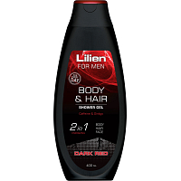 Lilien Men Dark Red shower shampoo for men, 400 ml