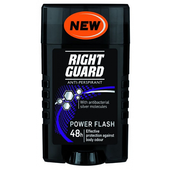 Right Guard Power Flash antiperspirant deodorant stick for men 50 ml
