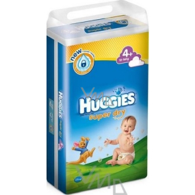 Huggies Super Dry size 4+, 10-16 kg, diapers 44 pieces