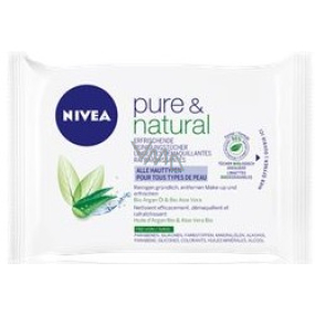 Nivea Pure & Natural cleansing wipes 25 pieces