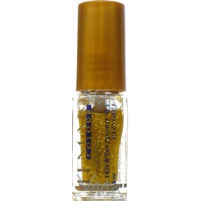 Lemax Decorating nail polish shade gold glitter 6 ml
