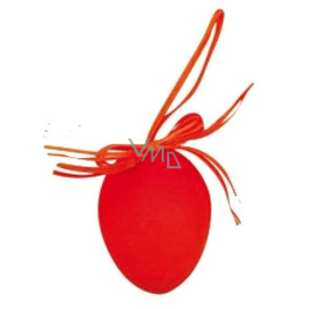 Egg sprayed orange for hanging 6 cm, 1 piece