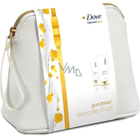 Dove Derma Spa Goodness3 hand cream 75 ml + Derma Spa Goodness3 body lotion 200 ml + cosmetic bag, cosmetic set