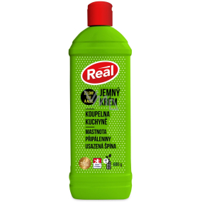 Real Bathroom, Kitchen Green Tea and Aloe Gentle Cleaning Cream for Grease, Burnt-on Residue and Deposits 600 g