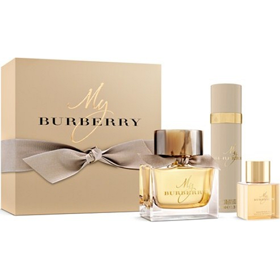 Burberry My Burberry perfumed water for women 90 ml + deodorant spray 100 ml + shower oil 30 ml, gift set