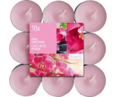 Bolsius Aromatic Pink Orchid - Pink orchid scented tealights 18 pieces, burning time 4 hours
