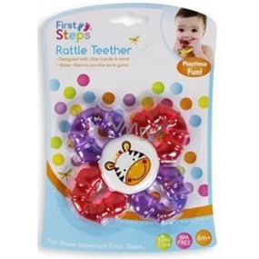 First Steps Rattle Teether Zebra rattle